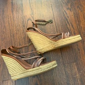 Burberry Wedge Sandal Size 9